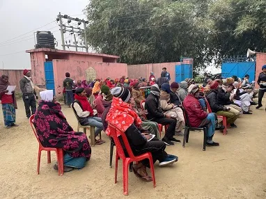 Social awareness program with villagers at Primary School Nai
                  Tola, Fulbari